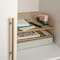 Martha Stewart Ryder 3 Tier Gold Desk Stackable Letter Tray Organizer, Steel Mesh, Tray for Files/Papers/Letters HH-OHD01-3-GLD-MS - alternate 2